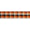 2.5" x 20ft. Navy & Orange Plaid Wired Ribbon by Celebrate It® Halloween